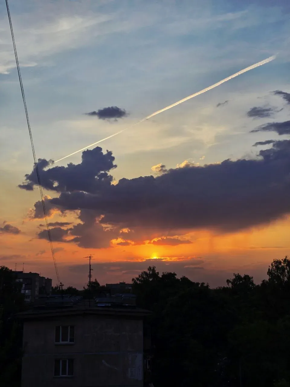 Закат в Монино сегодня 🌇