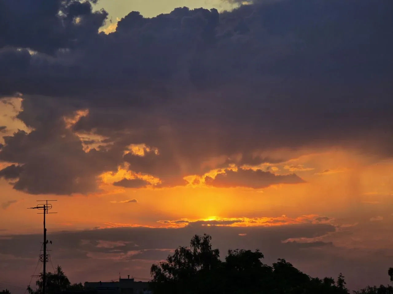 Закат в Монино сегодня 🌇