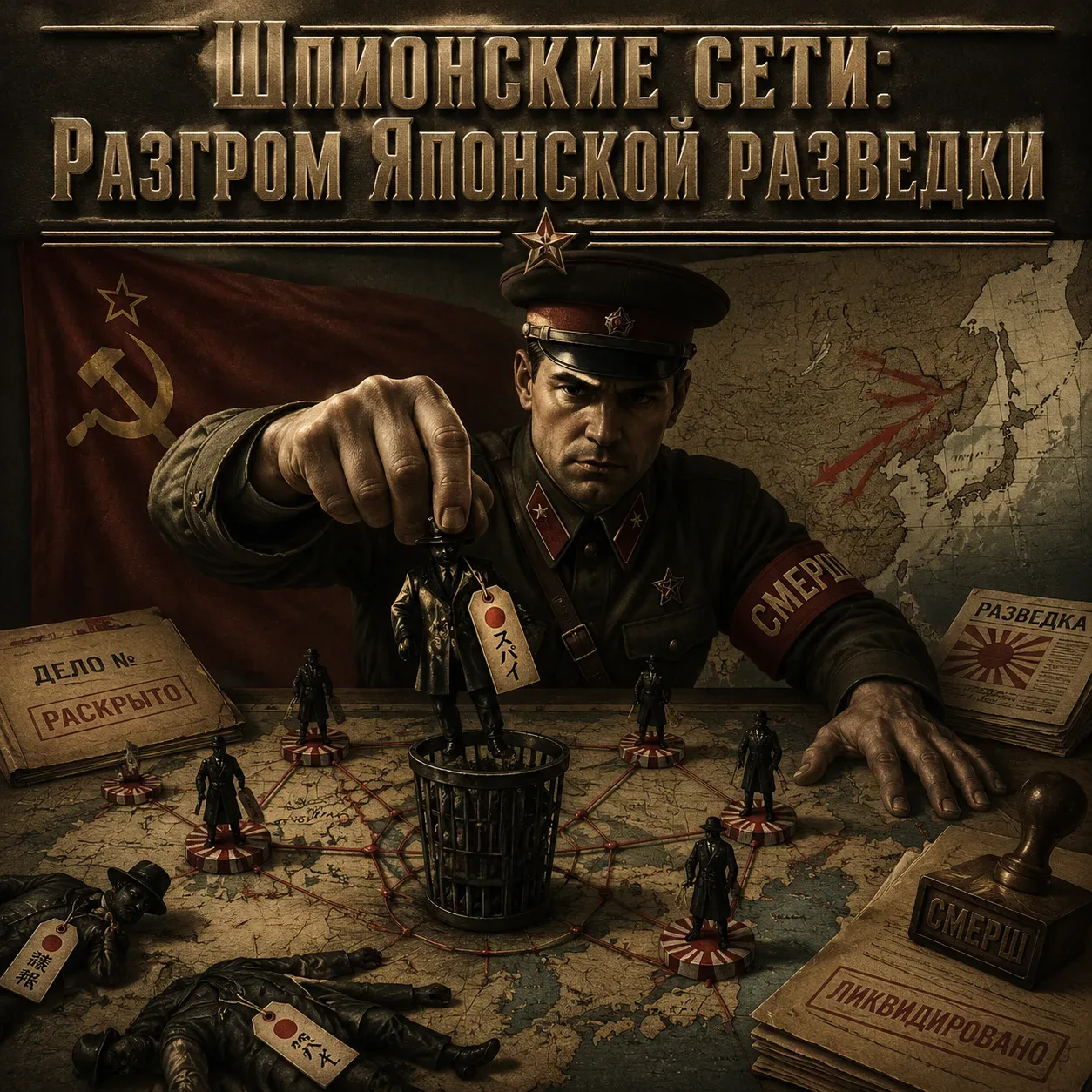 Шпионские сети: разгром Японской разведки ⚡  Первая половина 1943 года, СССР охвачен войной. Пока со