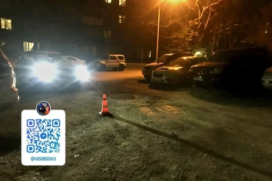 ⚡️Водитель, двигаясь задним ходом, сбил ребёнка во дворе в Южно-Сахалинске и скрылся  В результате н