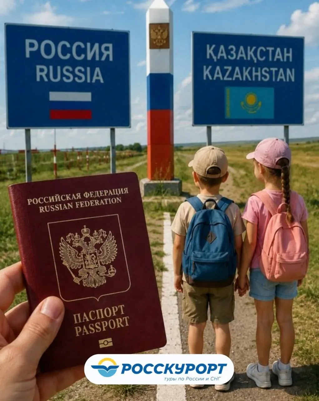 Уважаемые родители ❗  Напоминаем, что для пересечения казахской границы детям до 14 лет требуется за