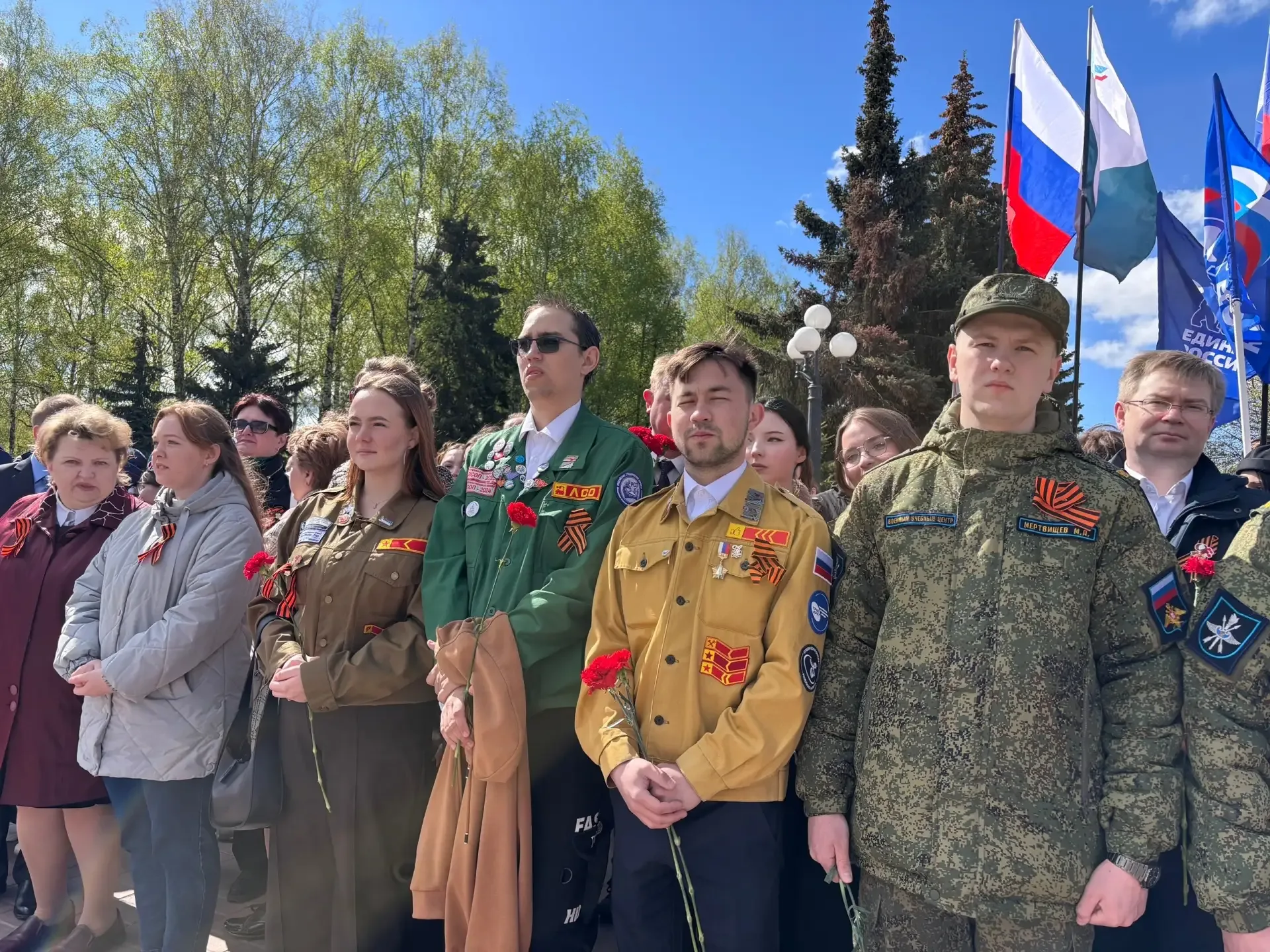 9 мая в рамках торжественного этапа Всероссийской патриотической акции «Поклонимся великим тем годам