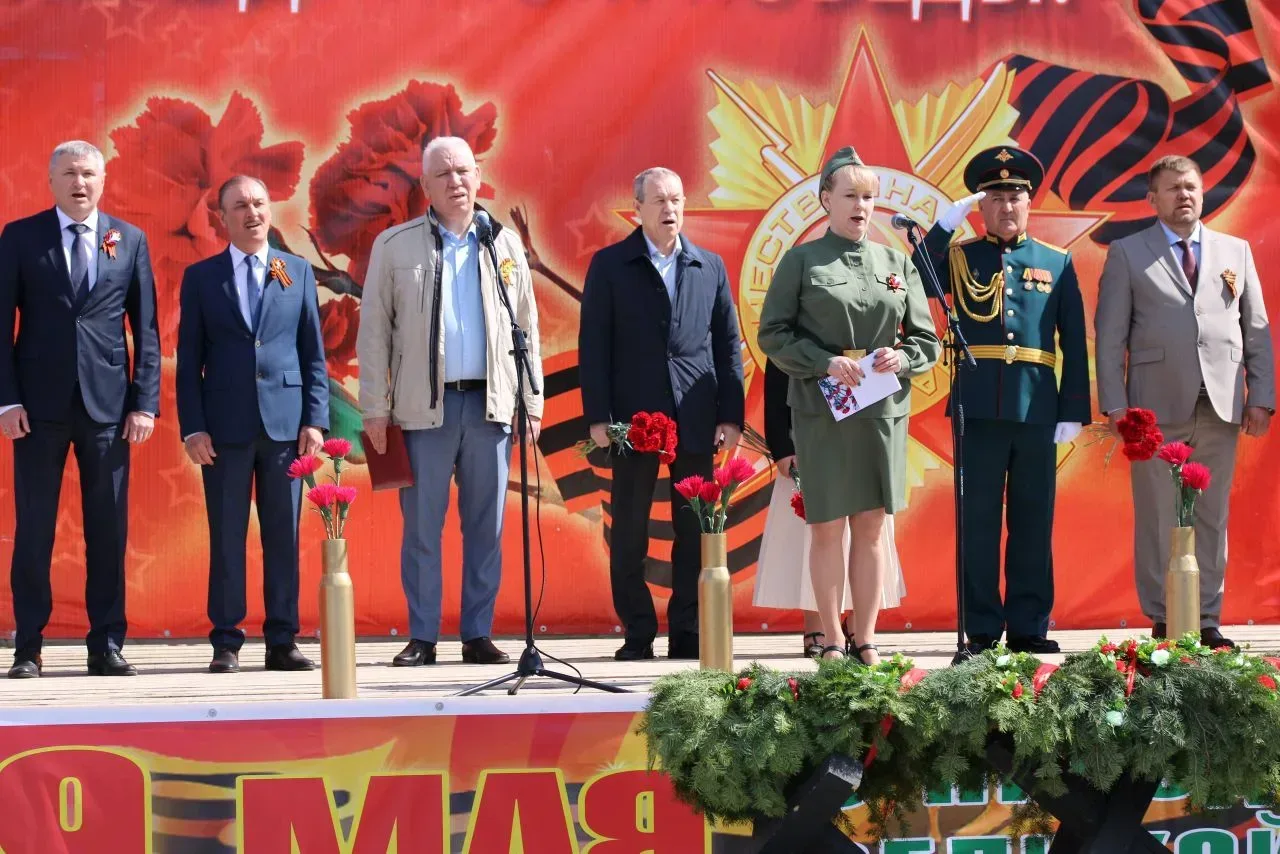 В Моркинском районе прошло торжественное мероприятие, посвященное 81-й годовщине Победы в Великой От