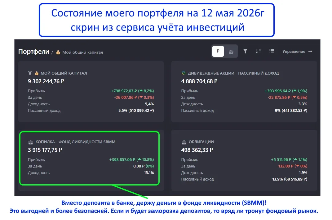 Слухи про заморозку вкладов в 2026: что правда, а что нет❗️  Мне тут уже несколько подписчиков присл
