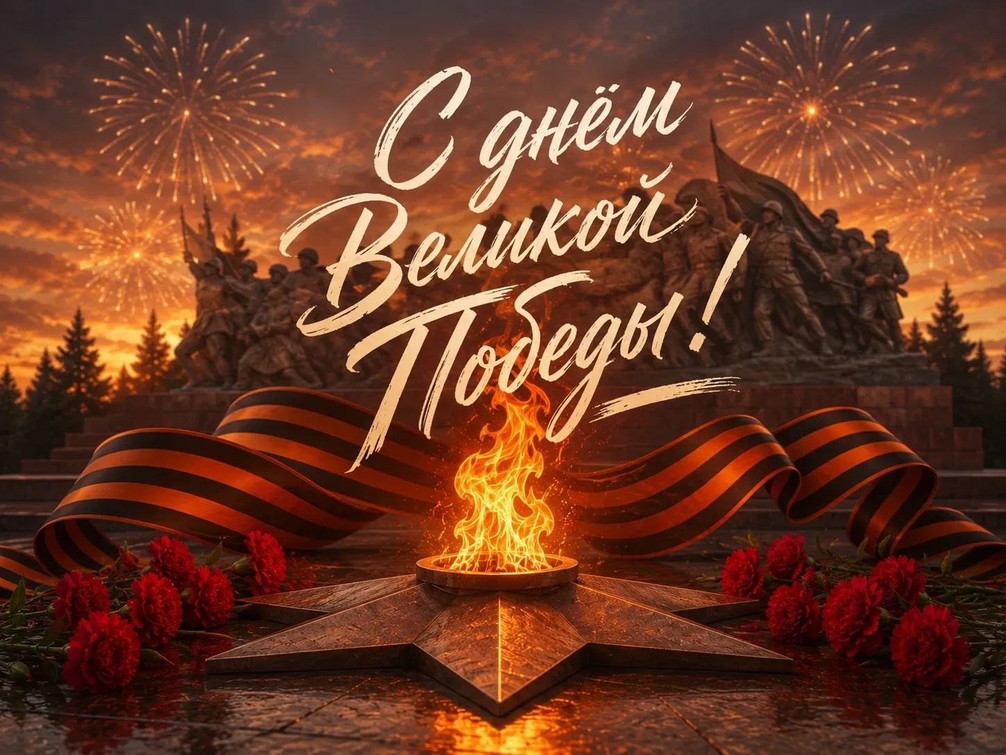 С днём Великой Победы!  9 Мая навсегда останется в нашей истории символом несгибаемого мужества, гер
