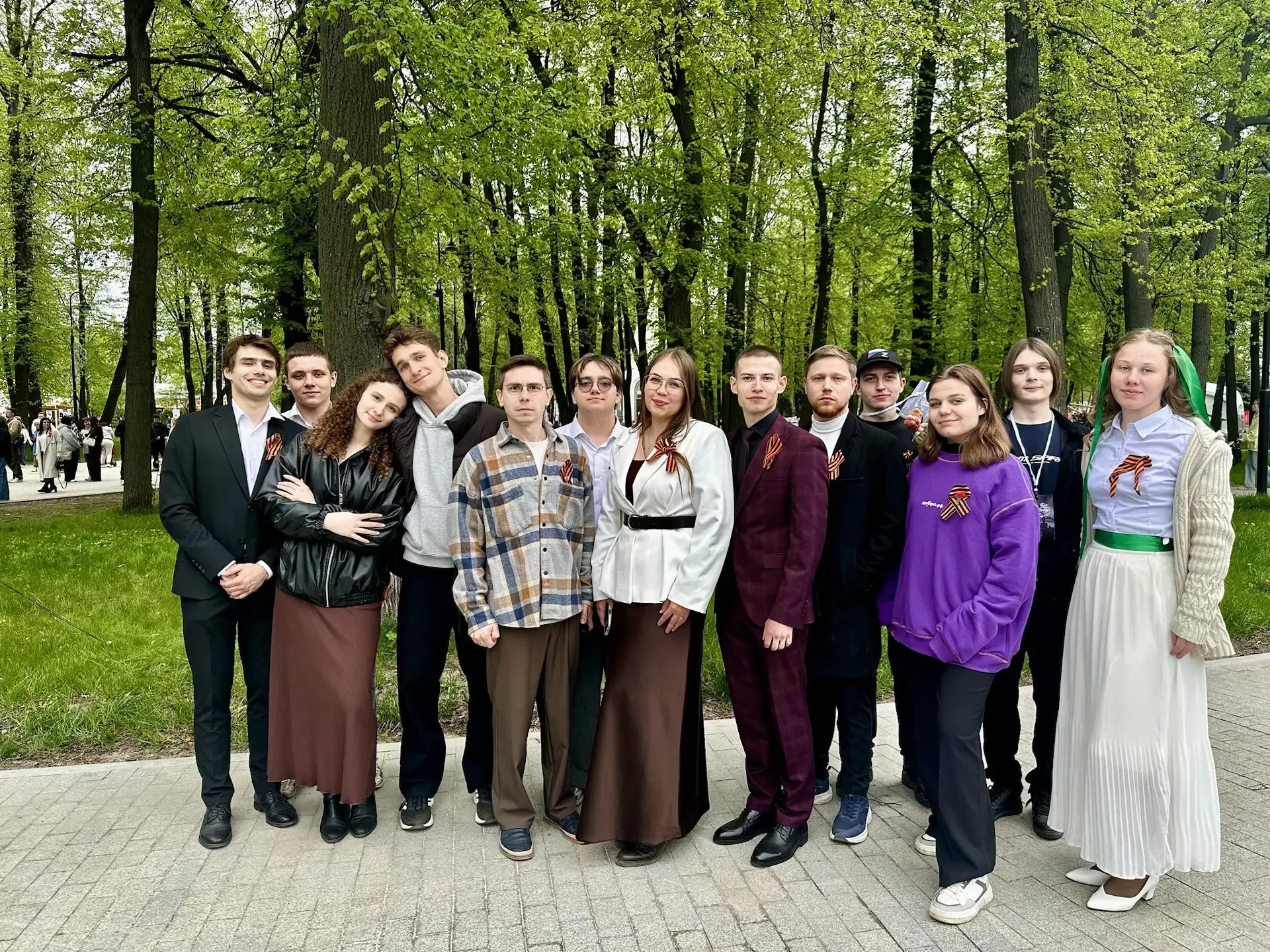 Студенты РГАТУ выступили в «Парке Победы»  9 мая, в день 81-й годовщины Великой Победы, в Соборном п
