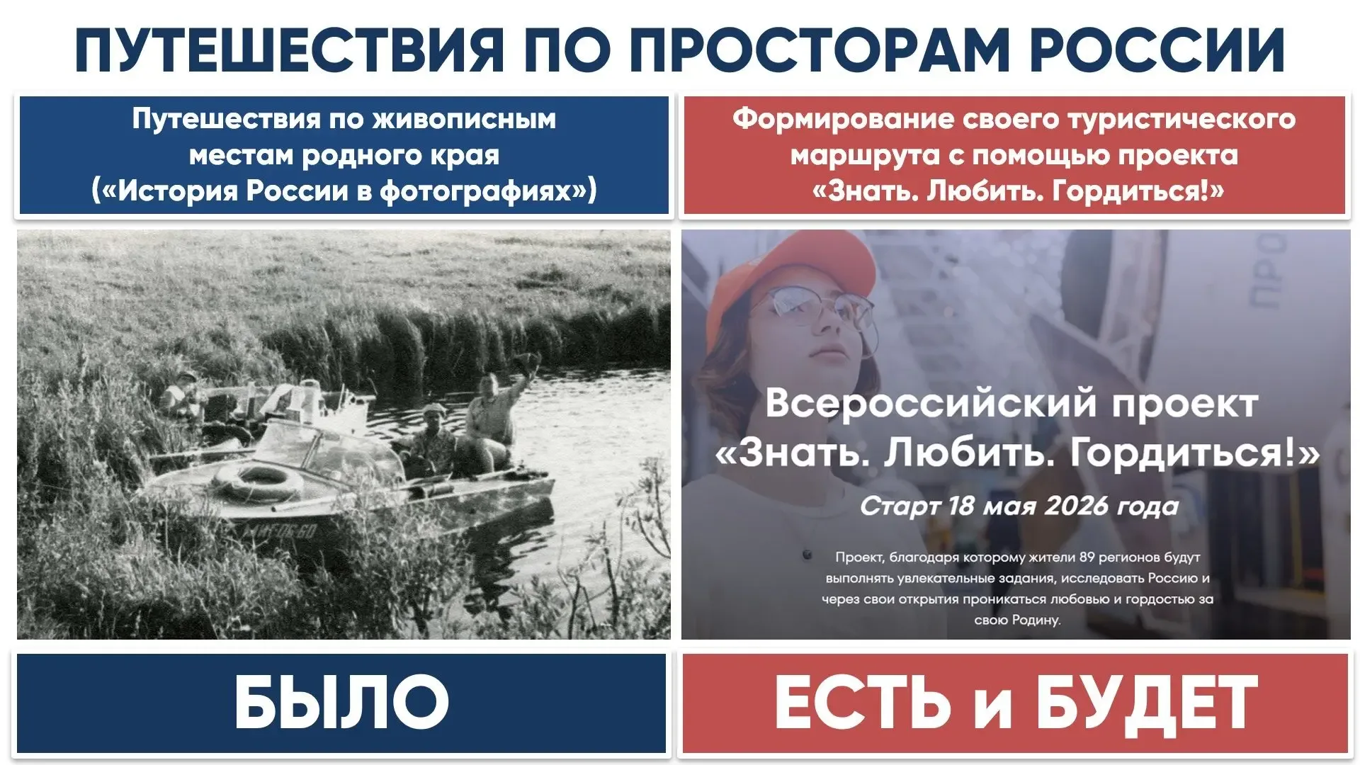 Организация «Больше, чем путешествие» запускает Всероссийский проект «Знать. Любить. Гордиться!»  Вм