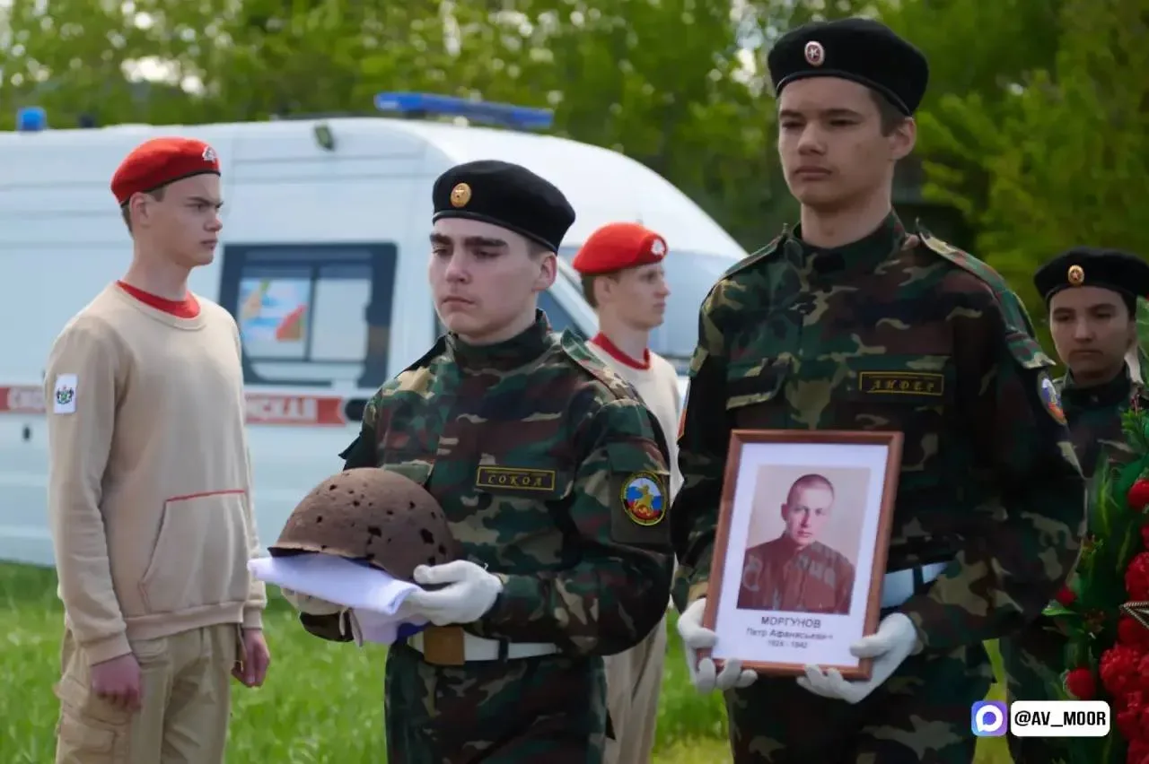 В Омутинском округе перезахоронили бойца Красной армии  Петр Афанасьевич Моргунов считался без вести
