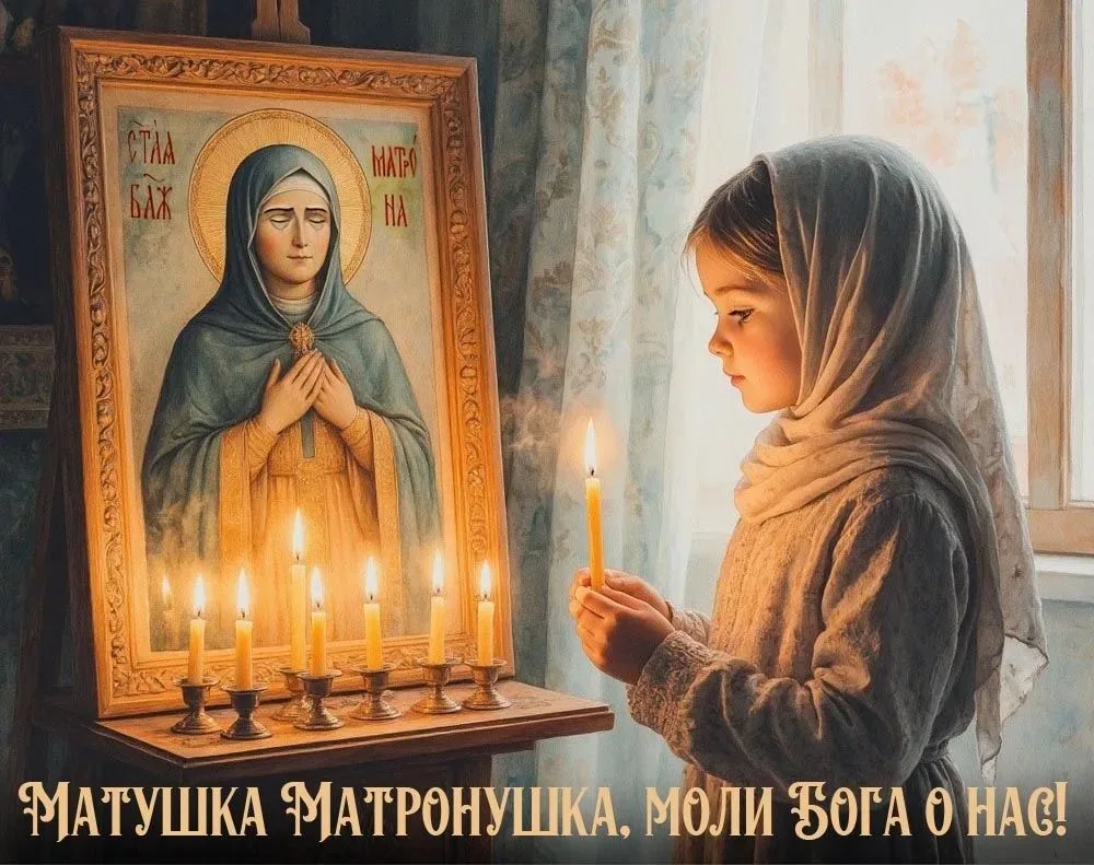 На служение Христу изначально избранная от материнского чрева, праведная Матрона, путем скорбей и пе