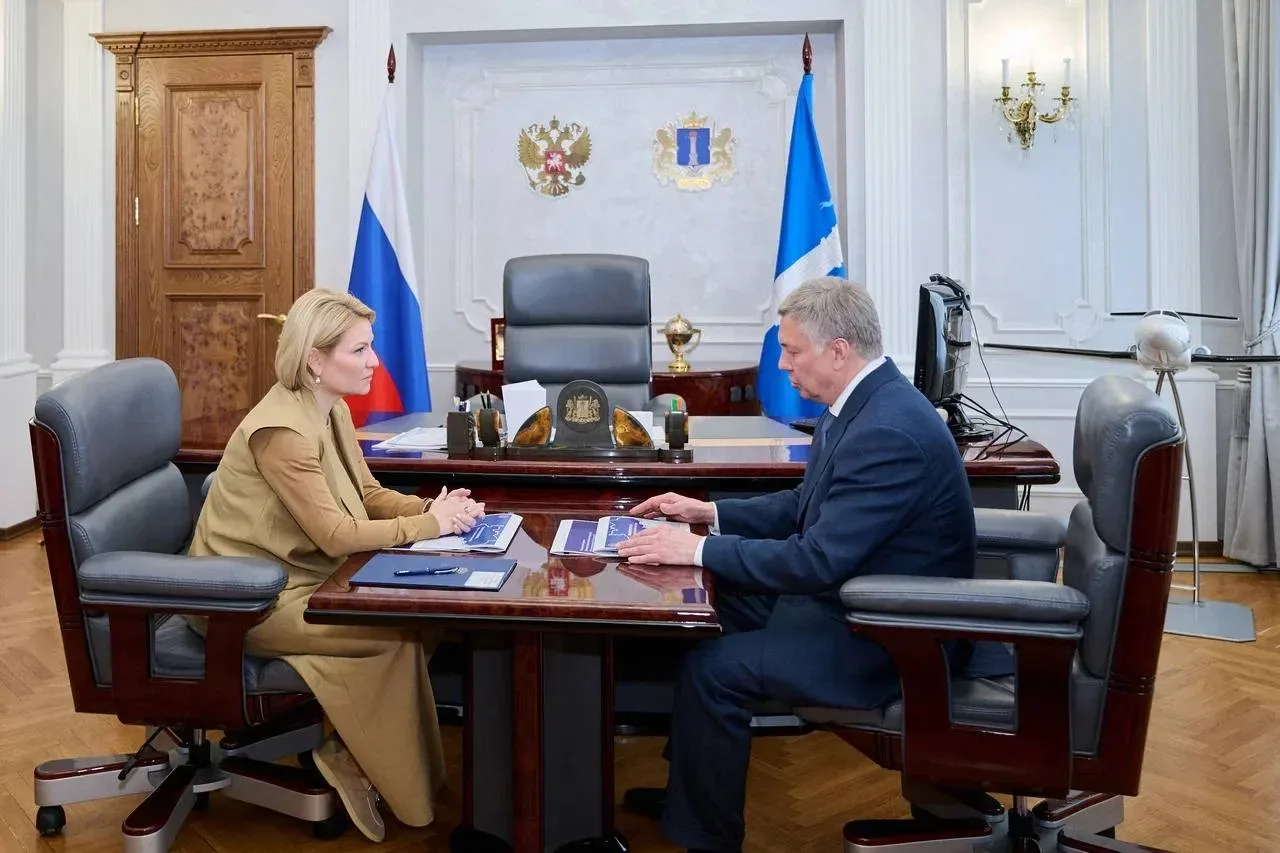Вместе с Губернатором Ульяновской области Алексеем Русских открыли новое здание Ундоровского палеонт