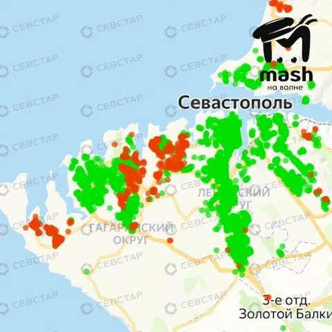 Часть Севастополя осталась без света.  Написать нам | Подписаться