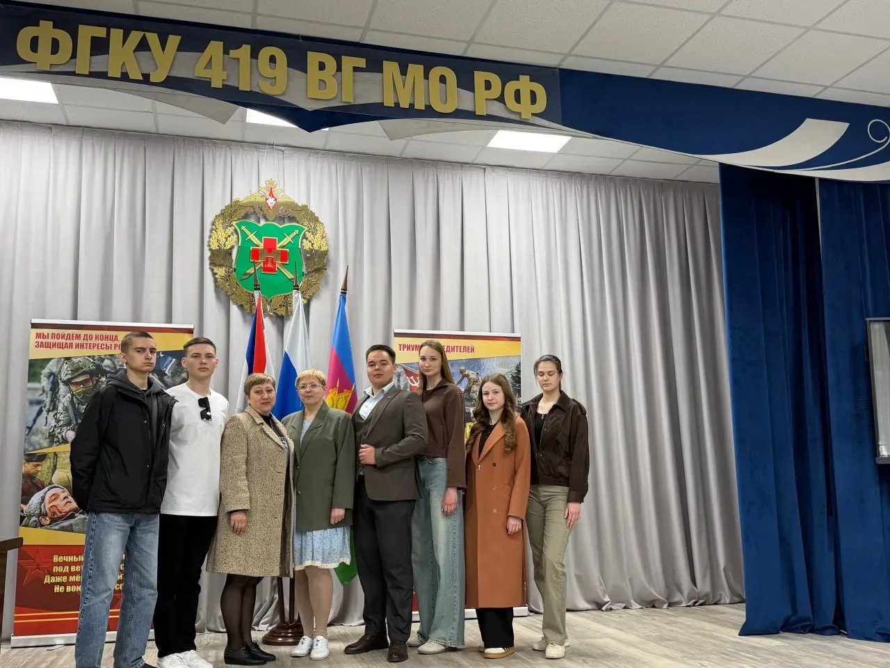 За линией фронта, но в строю сердец 💚  Студенты Кубанского ГАУ факультетов управления и  агрономии и