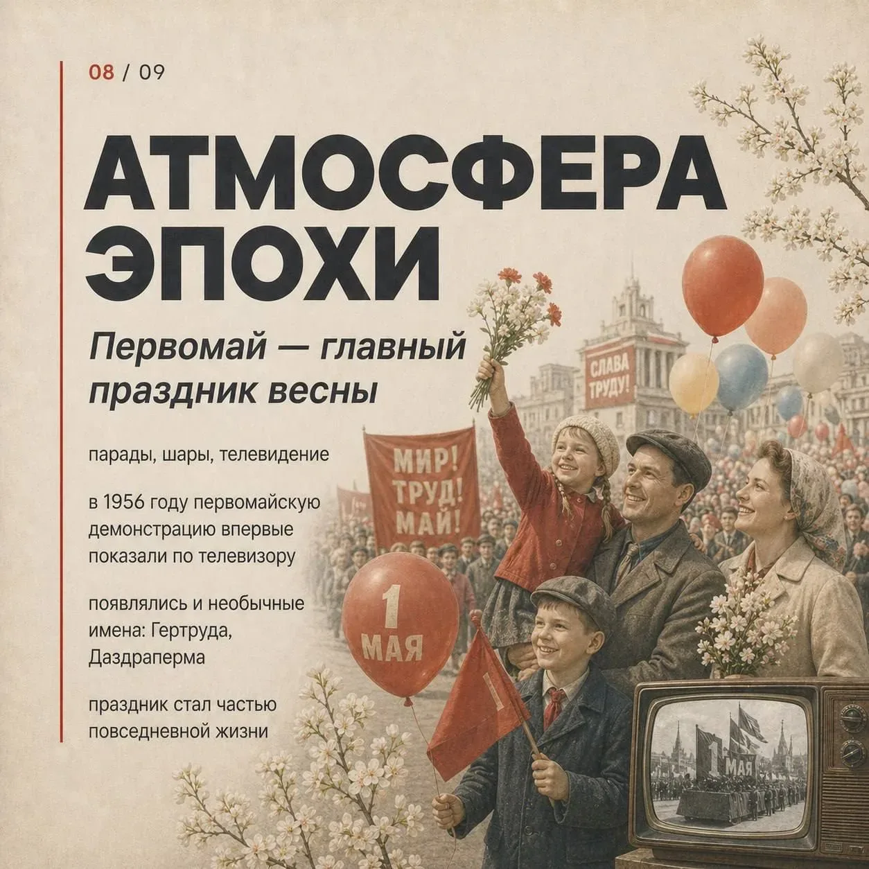 Кажется, мы знаем о Первомае всё: флаги, лозунги, выходной.  Но его история началась гораздо раньше.
