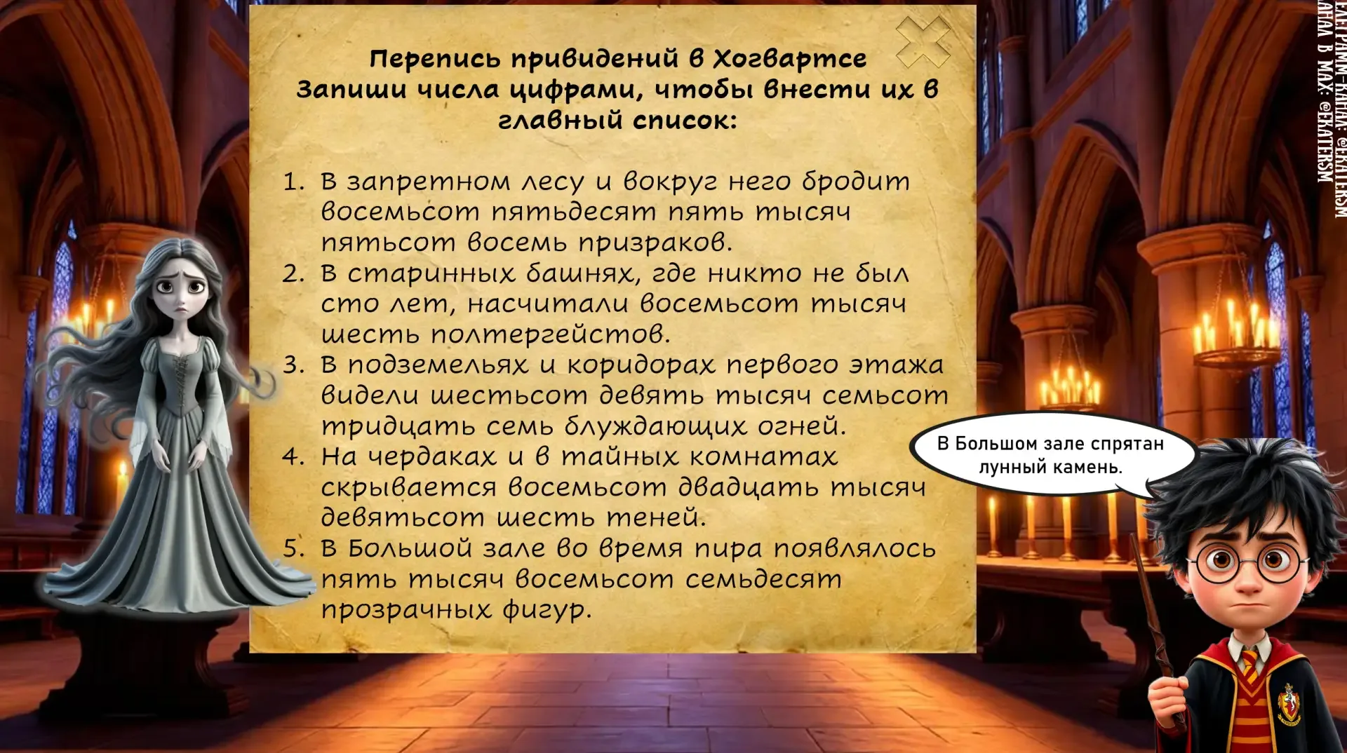 Итоговый урок - комплексное повторение по математике «Гарри Поттер» 4 класс  😍  Урок в формате квест