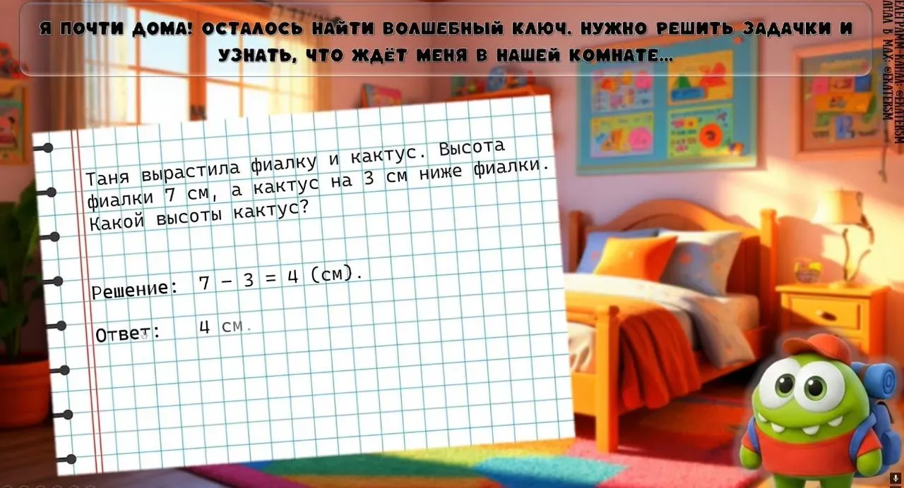 Итоговый урок - комплексное повторение по математике «Путешествие Ам Няма сквозь эпохи» 1 класс 🤩💗  