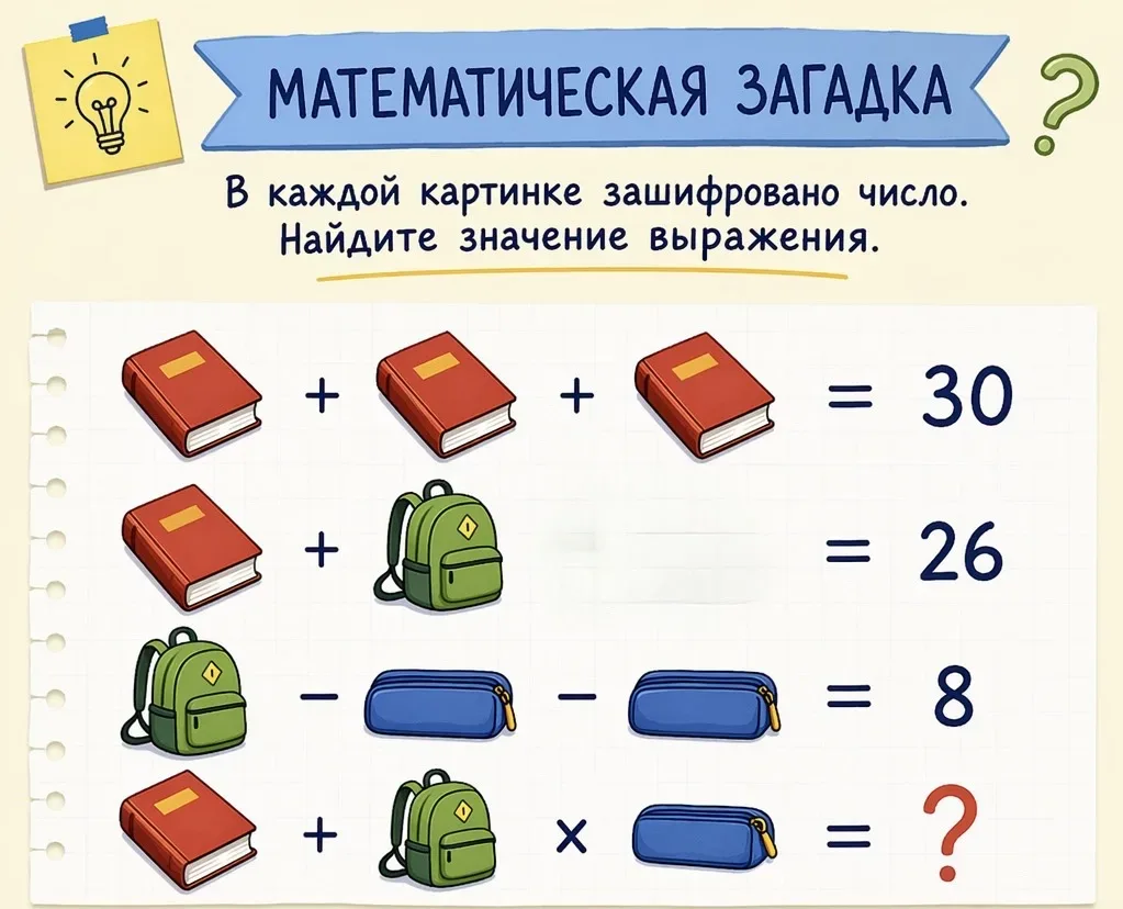 Снова тренируем наш  🧠   В этот раз задачка без подвоха, все справитесь. Я верю👌  Пишите ответ в ком