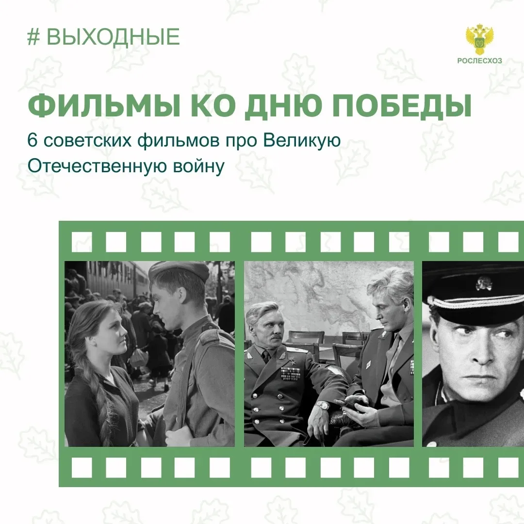 🎥 В эти #Выходные смотрим советское кино    В честь Дня Победы вспоминаем о военных подвигах и герои