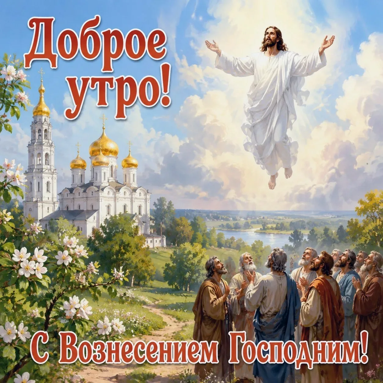 Доброе утро! С Вознесением Господним!  Ваш 🎉 @Tut_prazdnik