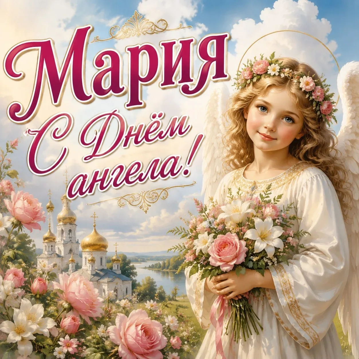 🎉 17 мая — именины Марии  Сегодня поздравляем всех Марий с днём ангела 😊   Имя Мария символизирует д