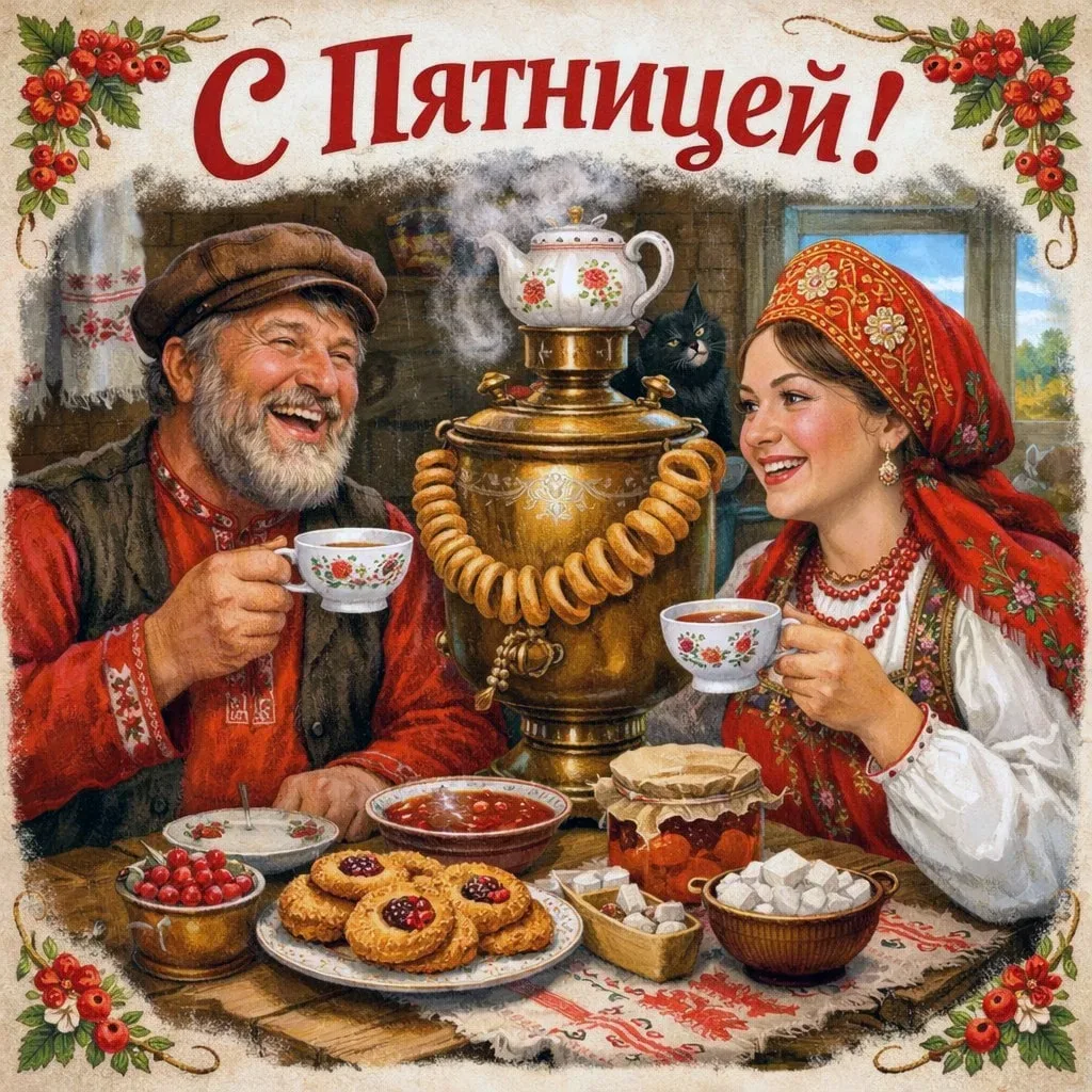 ✨ С Пятницей! ✨  Пусть этот день подарит лёгкость, хорошее настроение и приятные моменты 😊☕️  Все ва