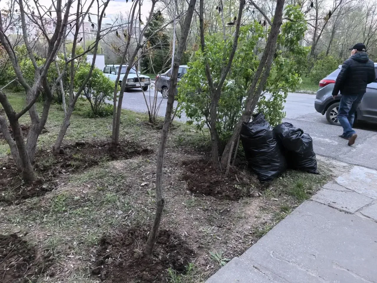 🌿 Чистый парк к 1 мая — общими силами!  В Волжском завершился месячник благоустройства. Один из посл