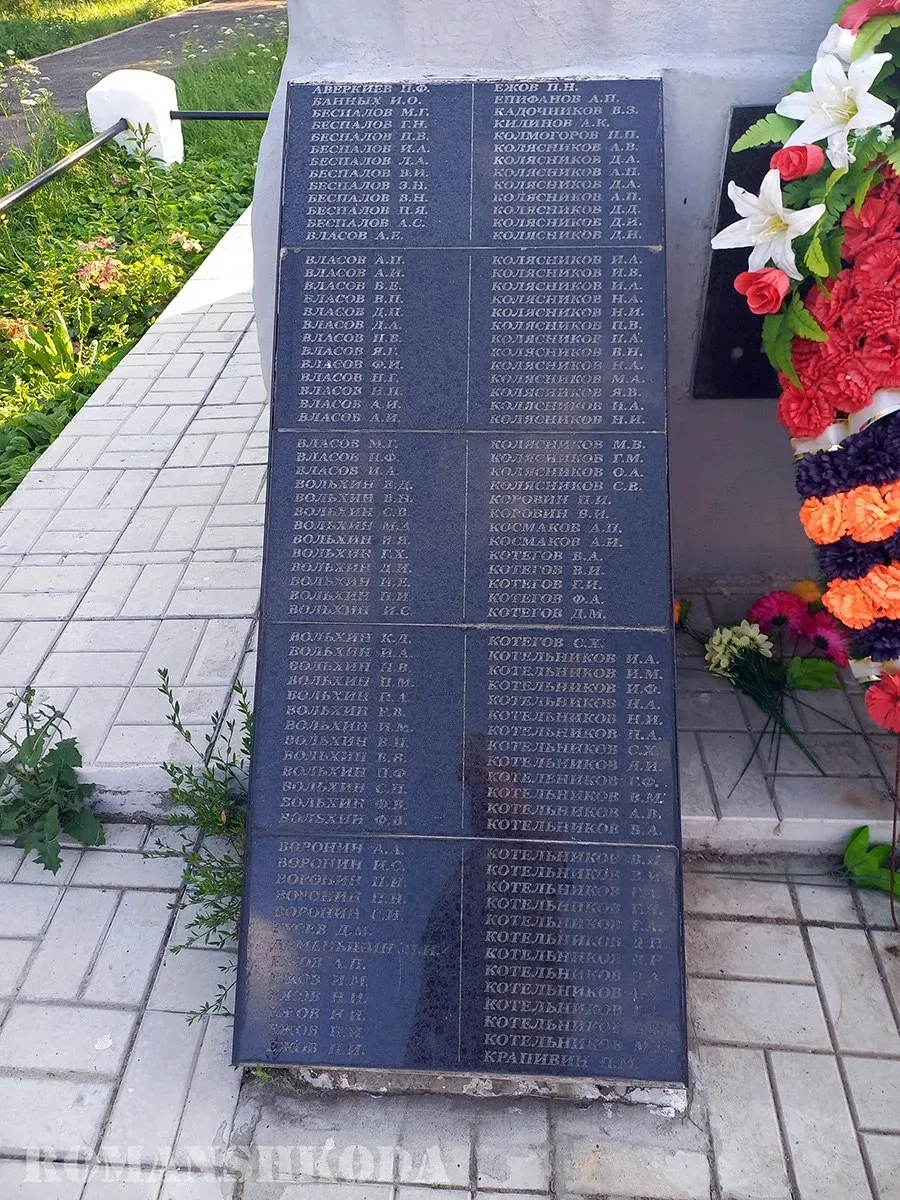В старых укладных сёлах все друг другу родственники. Вот, стоит в уральском селе Щелкун, где я был в