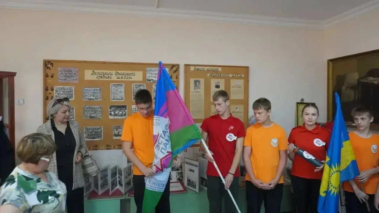 В Темрюкском районе передали капсулу памяти и знамя «Эстафеты памяти»  20 мая в селе Джигинка прошла