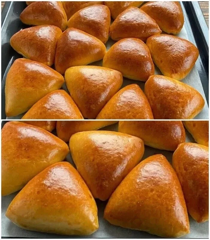 ПЫШНЫЕ ПИРОЖКИ в духовке😋🔥  Благодаря этому тесту даже печеные пирожки получаются пышными и воздушны