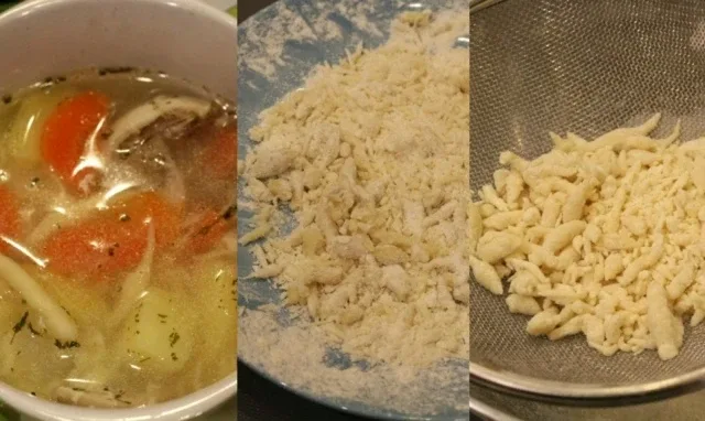 Очень вкусный традиционный татарский суп умач ашы с курицей и затирной лапшой  Умач - это разновидно