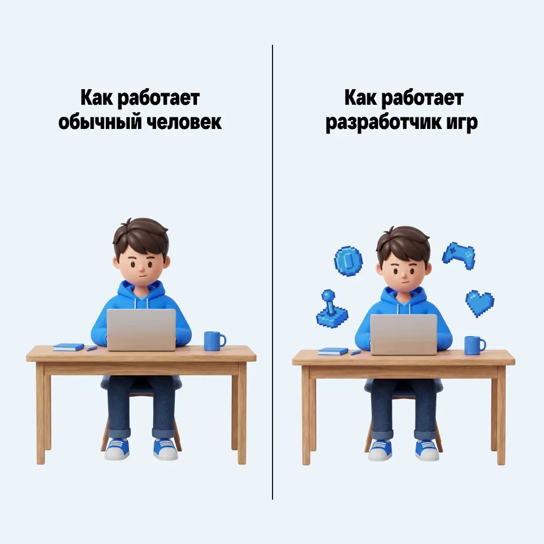 Согласны? Узнали?  Или коротко о том, как ощущается работа специалистов разных IT-сфер.   С вас 🔥, е