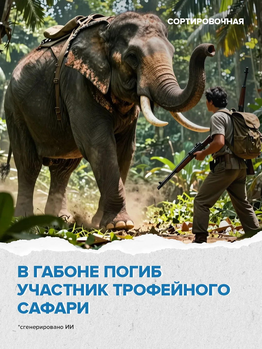 😬 Миллионера из США во время охоты на антилоп затоптали слоны  Владелец виноградников в Калифорнии Э