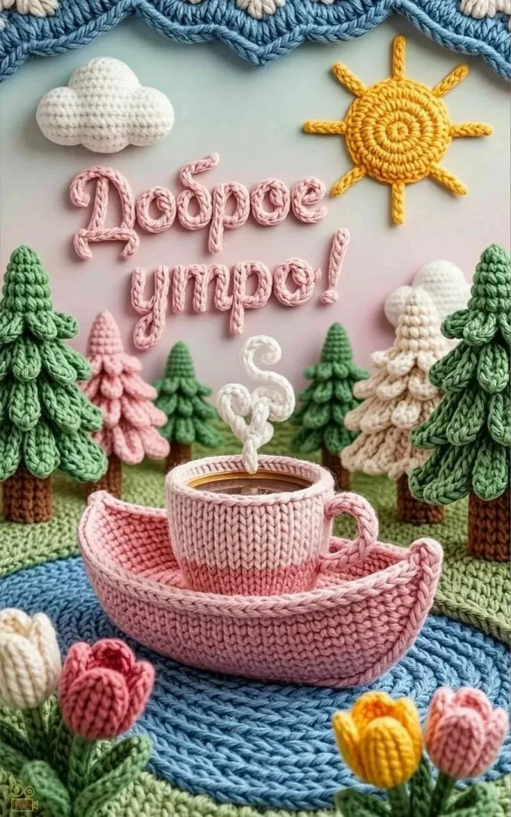 🌸 Доброе утро!   💛 Утро новое настало,  🍏 О котором мы мечтали.  🌸️ Пусть с утра сияет ярко  🍐 Солнц
