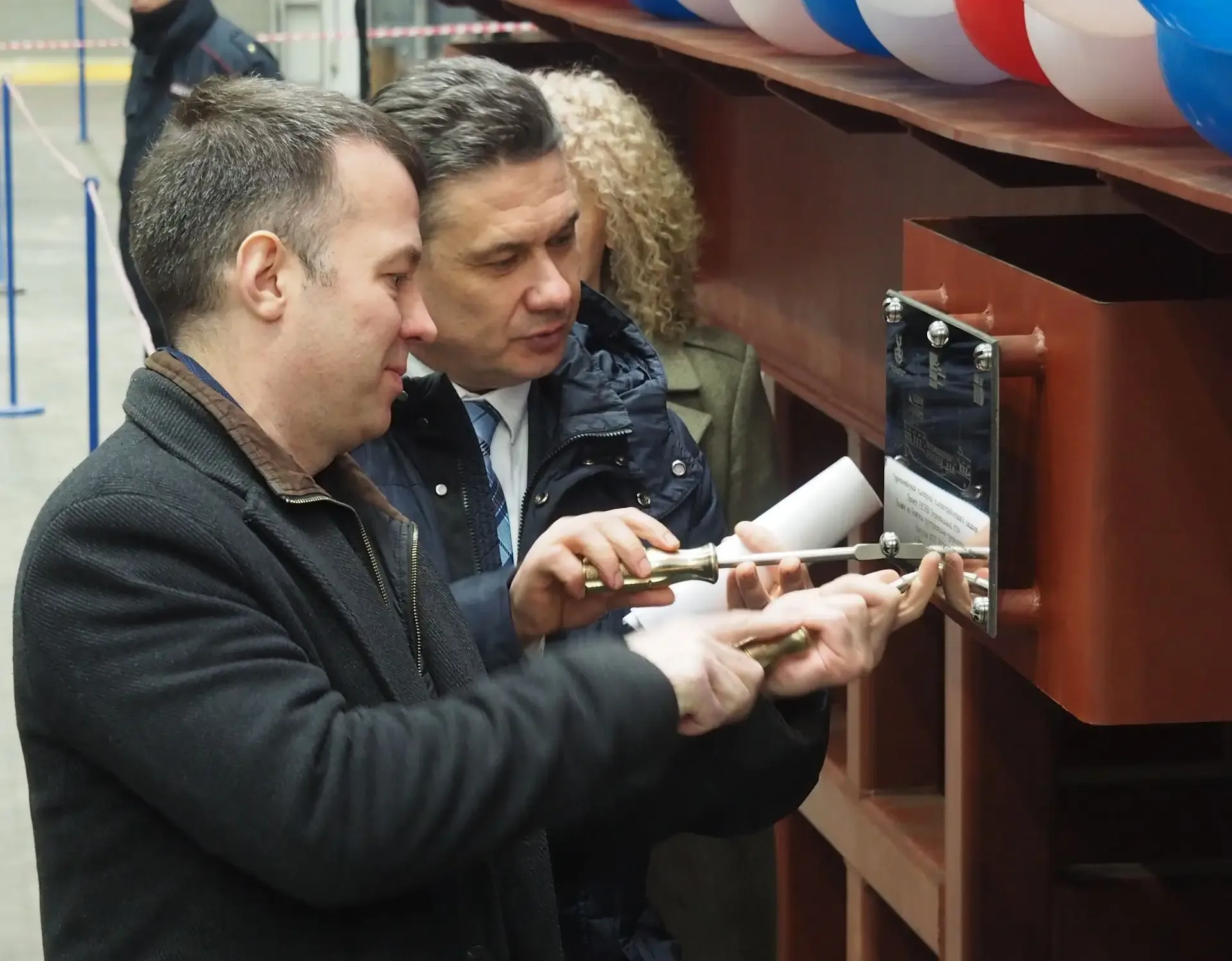 💡Сегодня состоялась церемония закладки киля самоходной самораскрывающейся шаланды «Азовская-4» проек