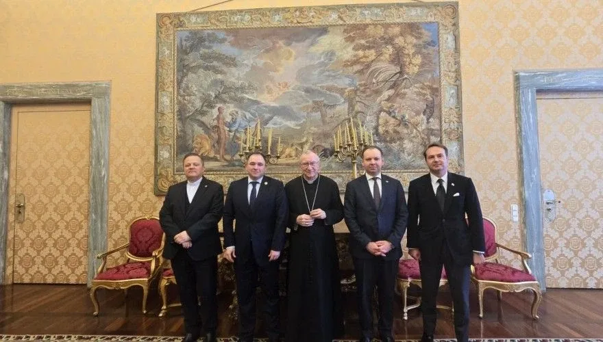 🇬🇪🇻🇦Глава комитета по внешним связям Николоз Самхарадзе встретился с Папой Римским и госсекретарем В