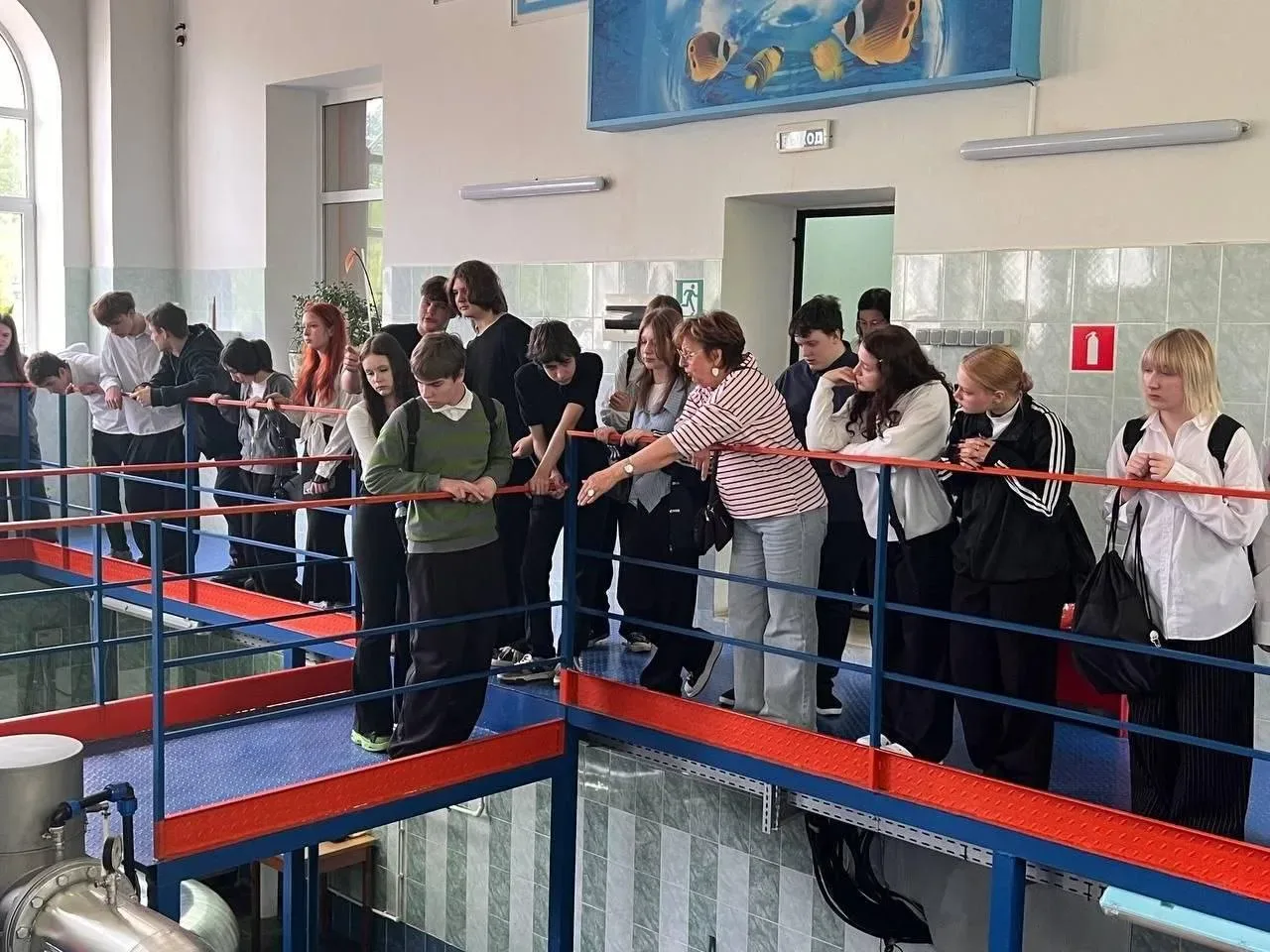 💧Старшеклассники округа познакомились с работой Подольского водоканала на ВЗУ «Центральный»  Ученики