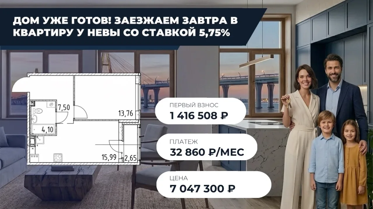 Получаем ключи уже завтра и заезжаем в готовую квартиру у лесопарка за 33 тыс/мес 🌲   Тут территория
