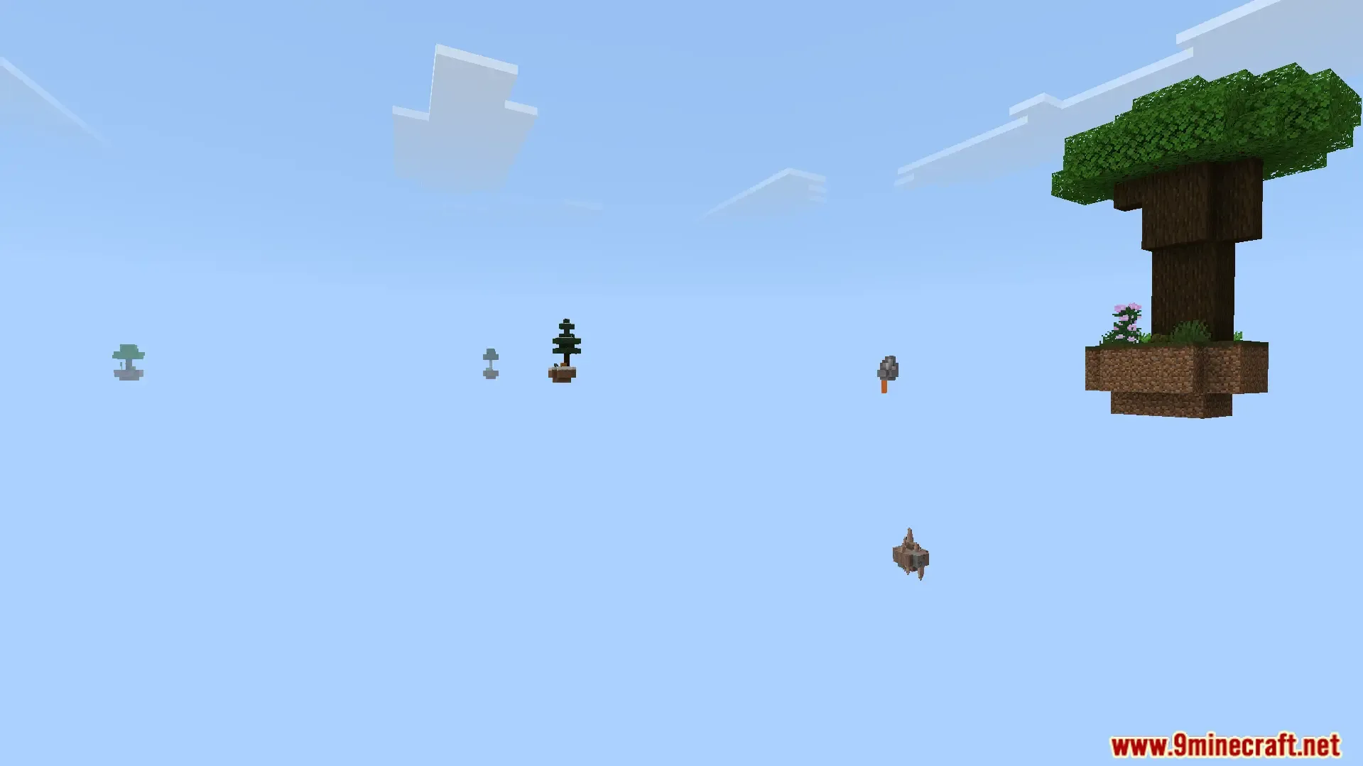 Карта Skyblock V4 (26.x)  предлагает классический опыт выживания на парящем острове с уникальными ос