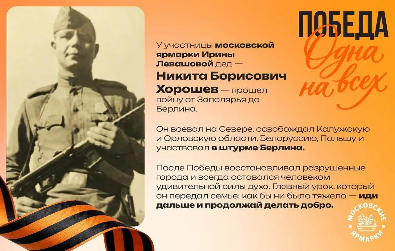 Ко Дню Победы участники московских ярмарок поделились историями своих дедов и прадедов — тех, кто пр
