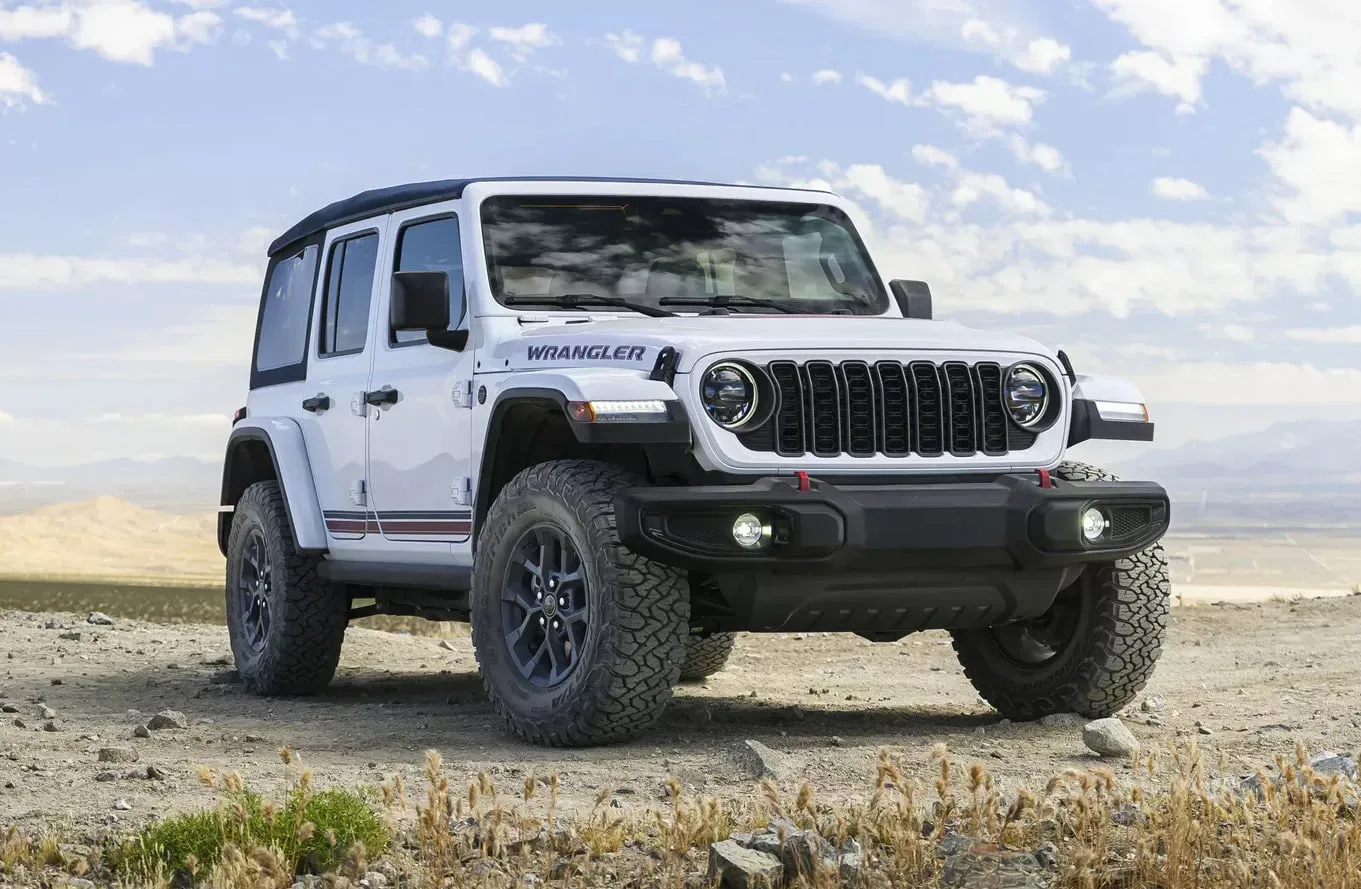 Jeep выпустил Wrangler в стиле Капитана Америки  Jeep представил необычную спецверсию Wrangler Ameri