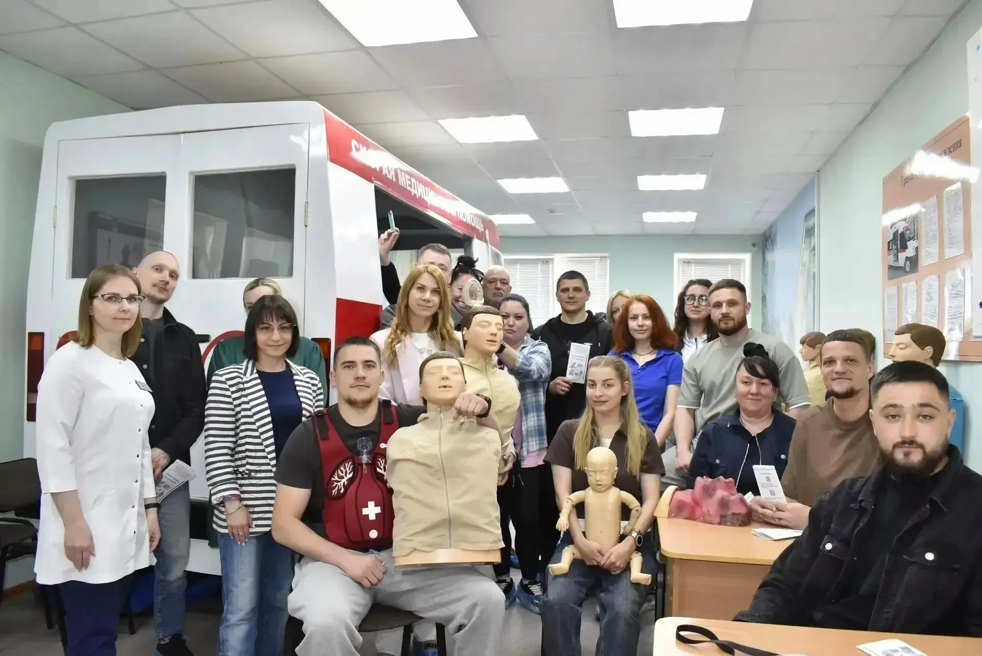 🧑‍⚕Мастер-класс по оказанию первой помощи для сотрудников Центра боевых искусств Благовещенска прове