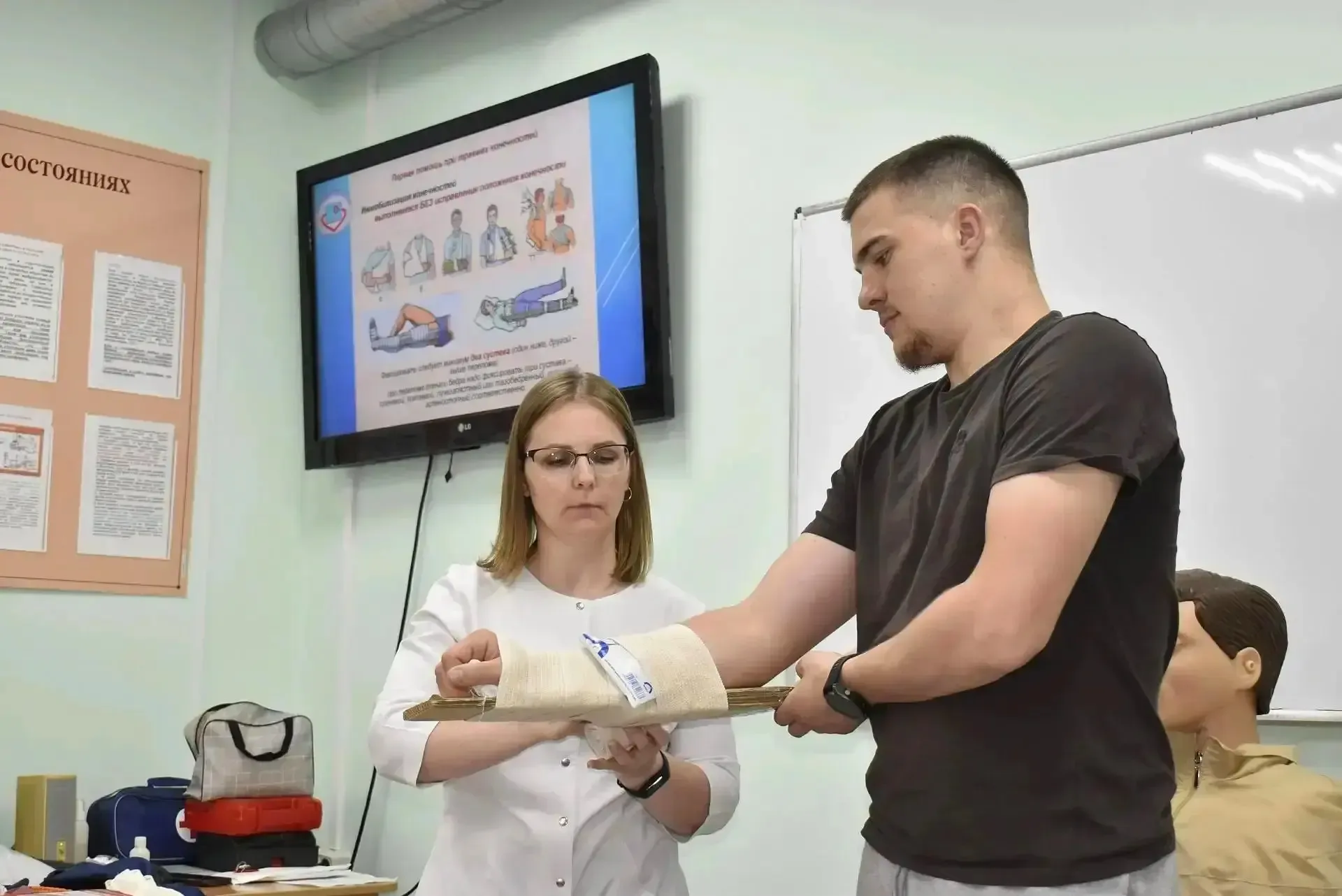 🧑‍⚕Мастер-класс по оказанию первой помощи для сотрудников Центра боевых искусств Благовещенска прове