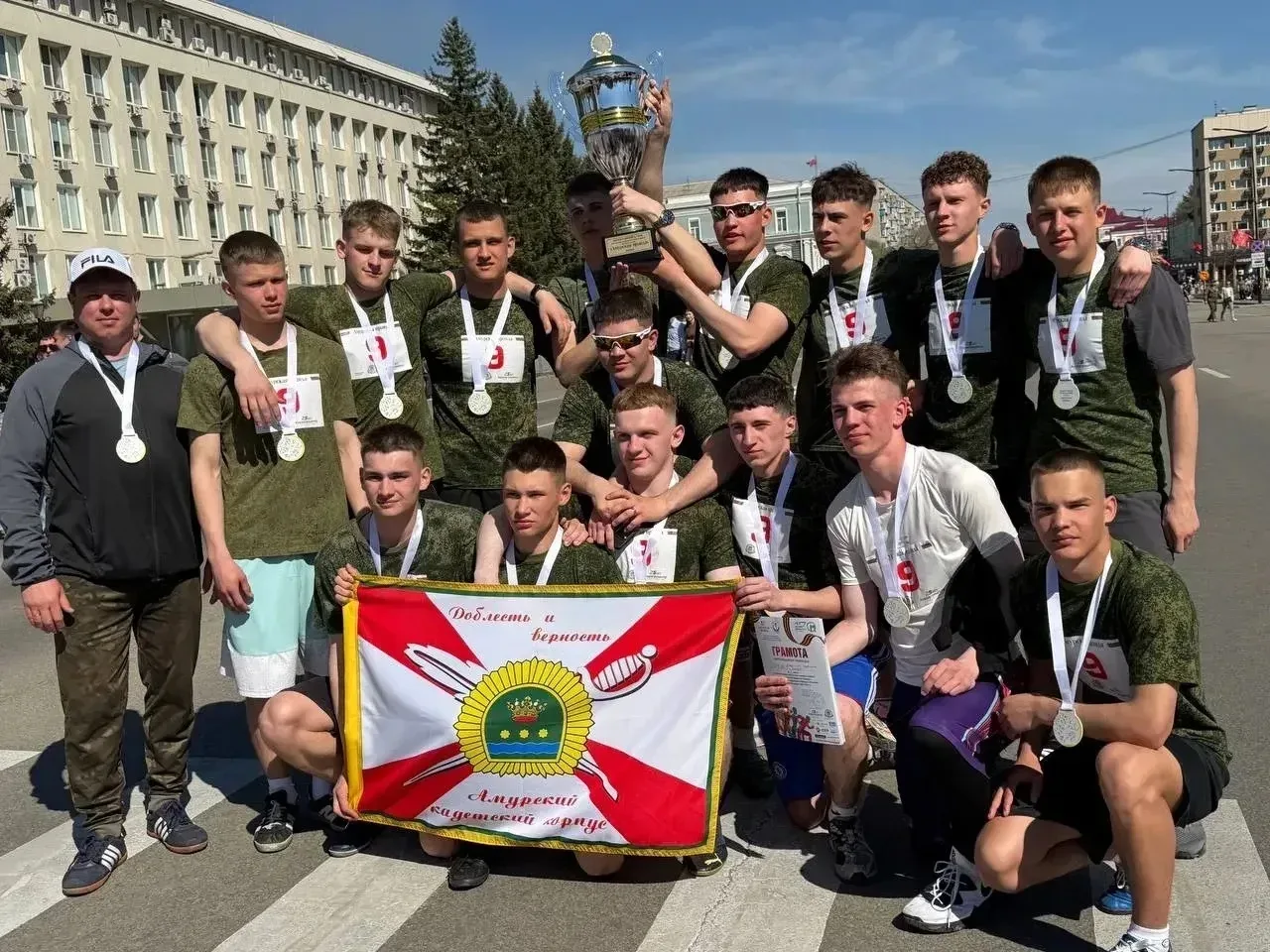 👟 Бежали как спринтеры, финишировали как на параде: кадеты Амурского кадетского корпуса — чемпионы э