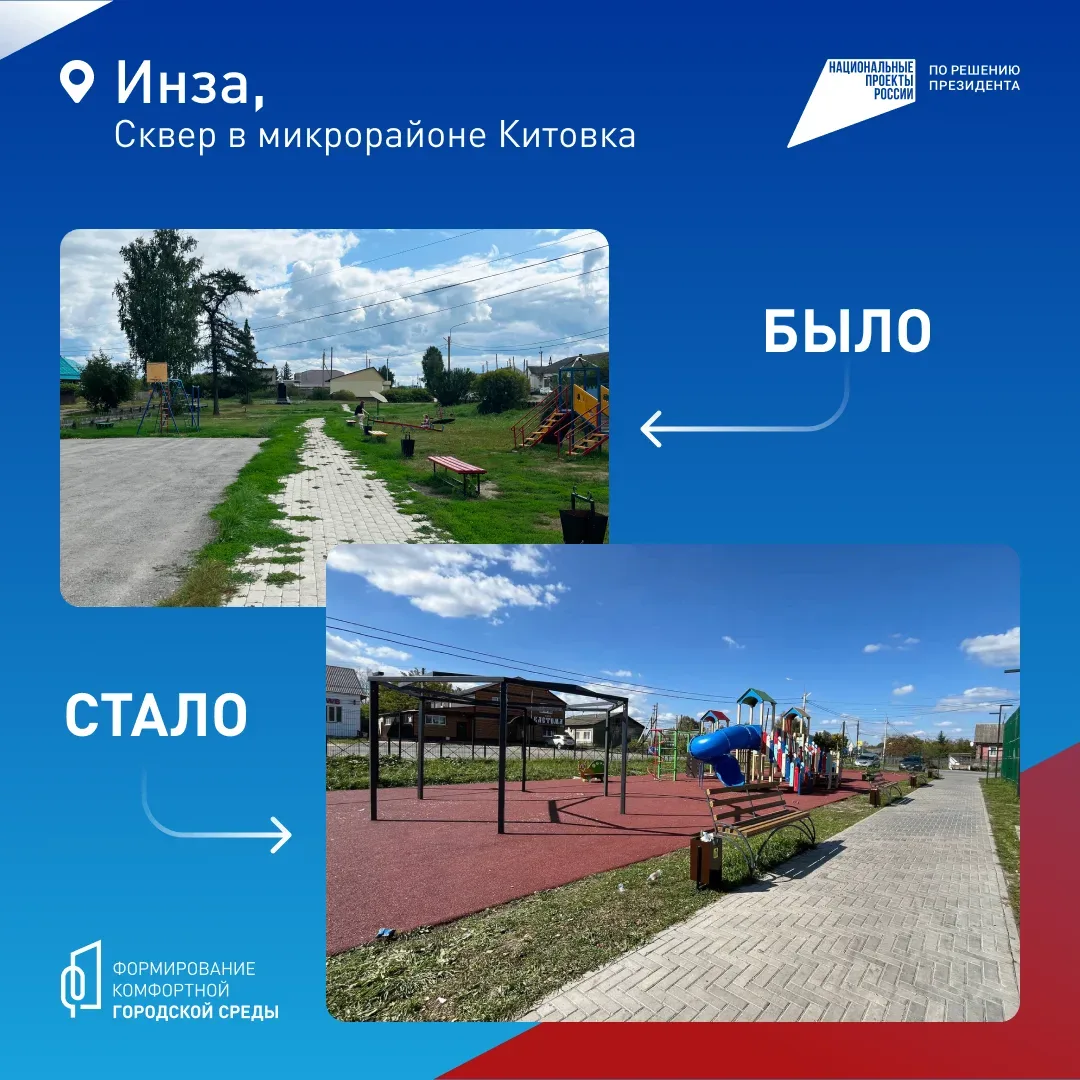 В Ульяновской области продолжается Всероссийское онлайн-голосование за объекты благоустройства 🏠  В 