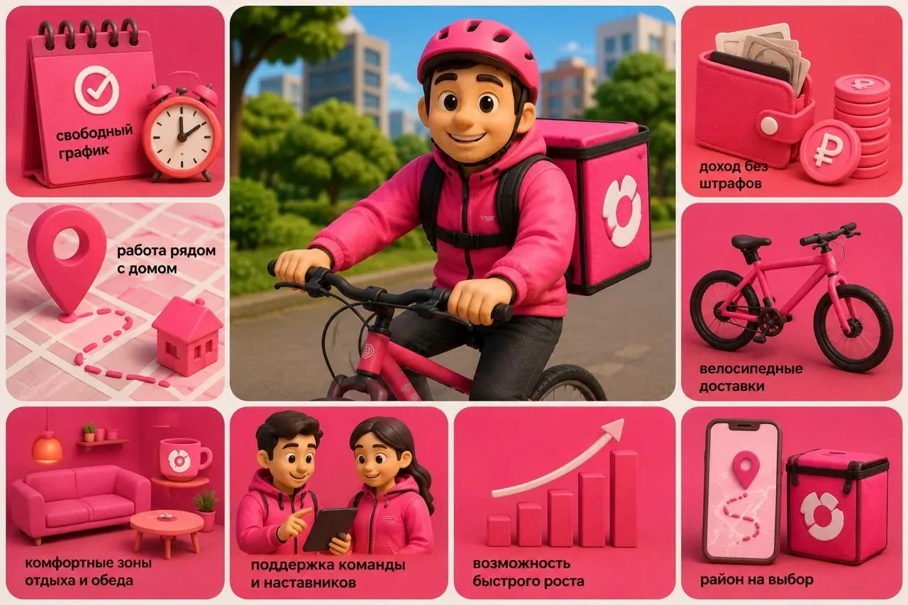 🚴‍♂️ КУРЬЕР К ПАРТНЁРУ САМОКАТ ⏱ Гибкий график 📍 Район на выбор  ---  🔥 ИЩЕШЬ ПОДРАБОТКУ ИЛИ СТАБИЛЬ