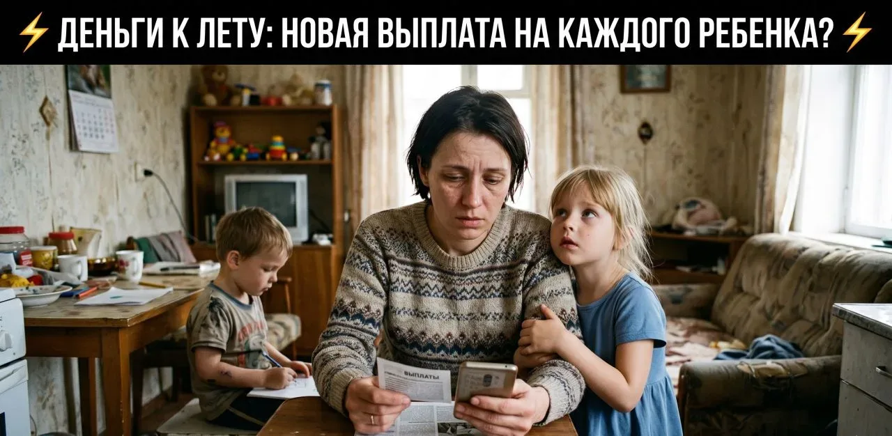 ⚡️ ДЕНЬГИ К ЛЕТУ: НОВАЯ ВЫПЛАТА НА КАЖДОГО РЕБЕНКА ⚡️  👉 Читайте ЗДЕСЬ 👈
