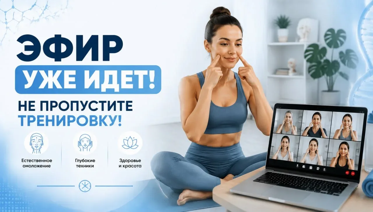 🔥Анастасия Мухтаров в прямом эфире начинает бесплатную тренировку.  Если ещё не подключились — перех