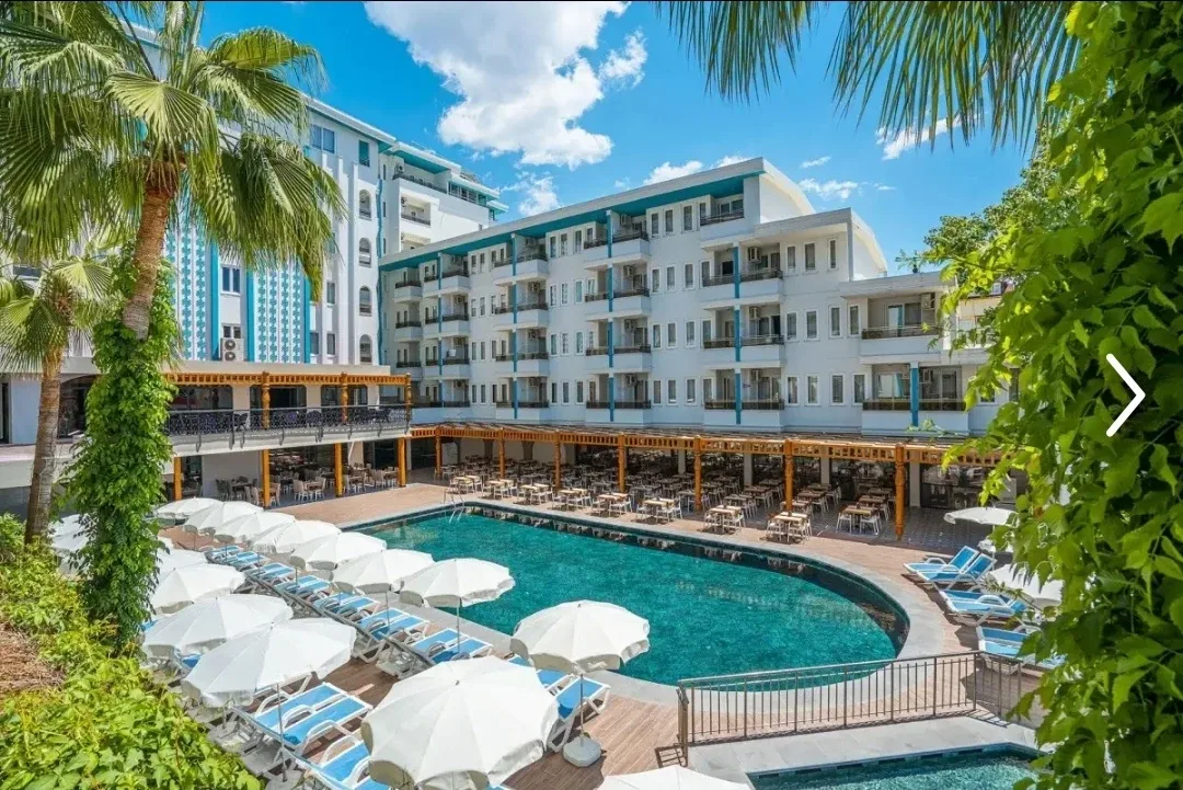 Турция 🇹🇷  пляж Клеопатры  ✈️вылет из Тюмени   🏨Blue star 4⭐️ об отеле читаем  https://tophotels.ru/