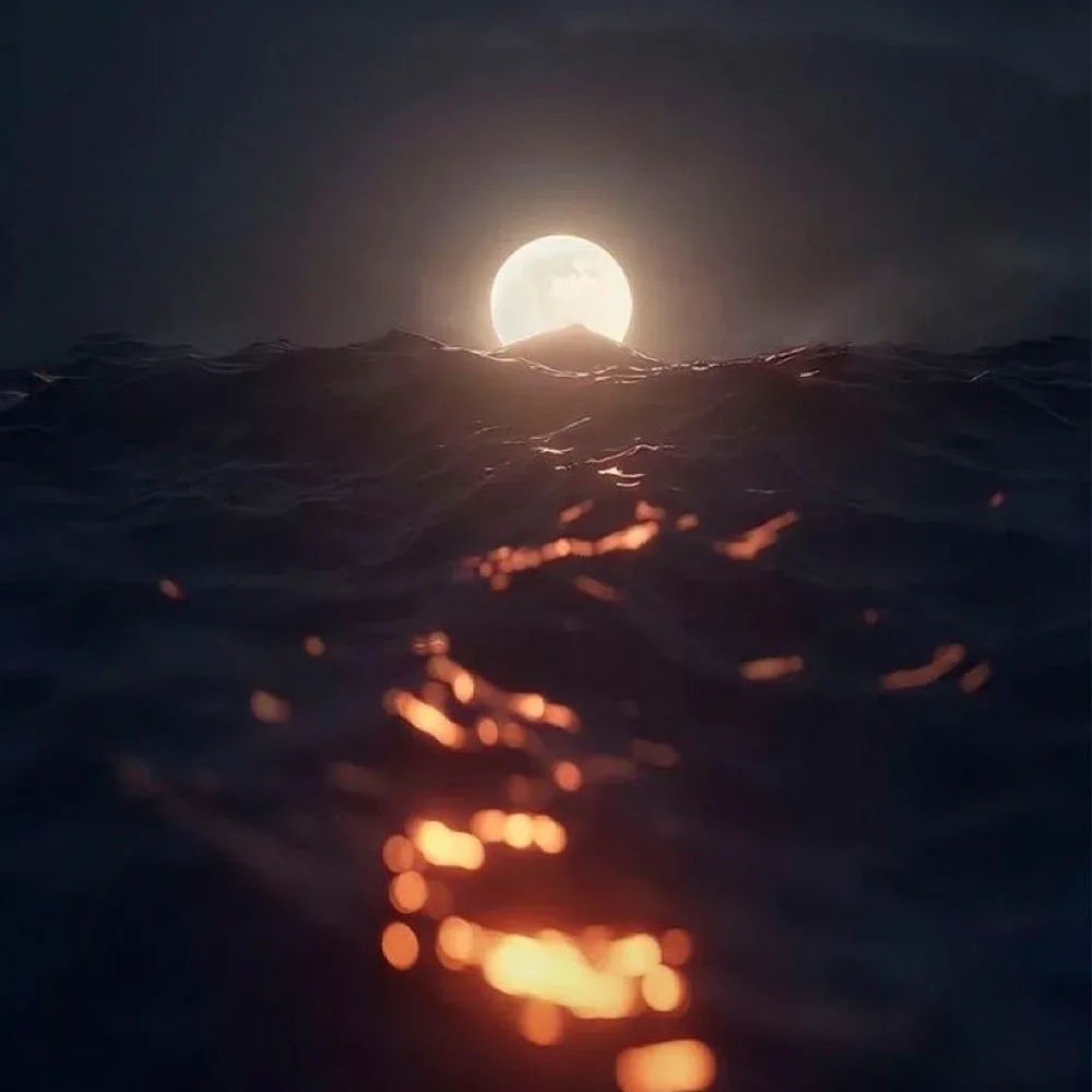 Море и Луна 😍