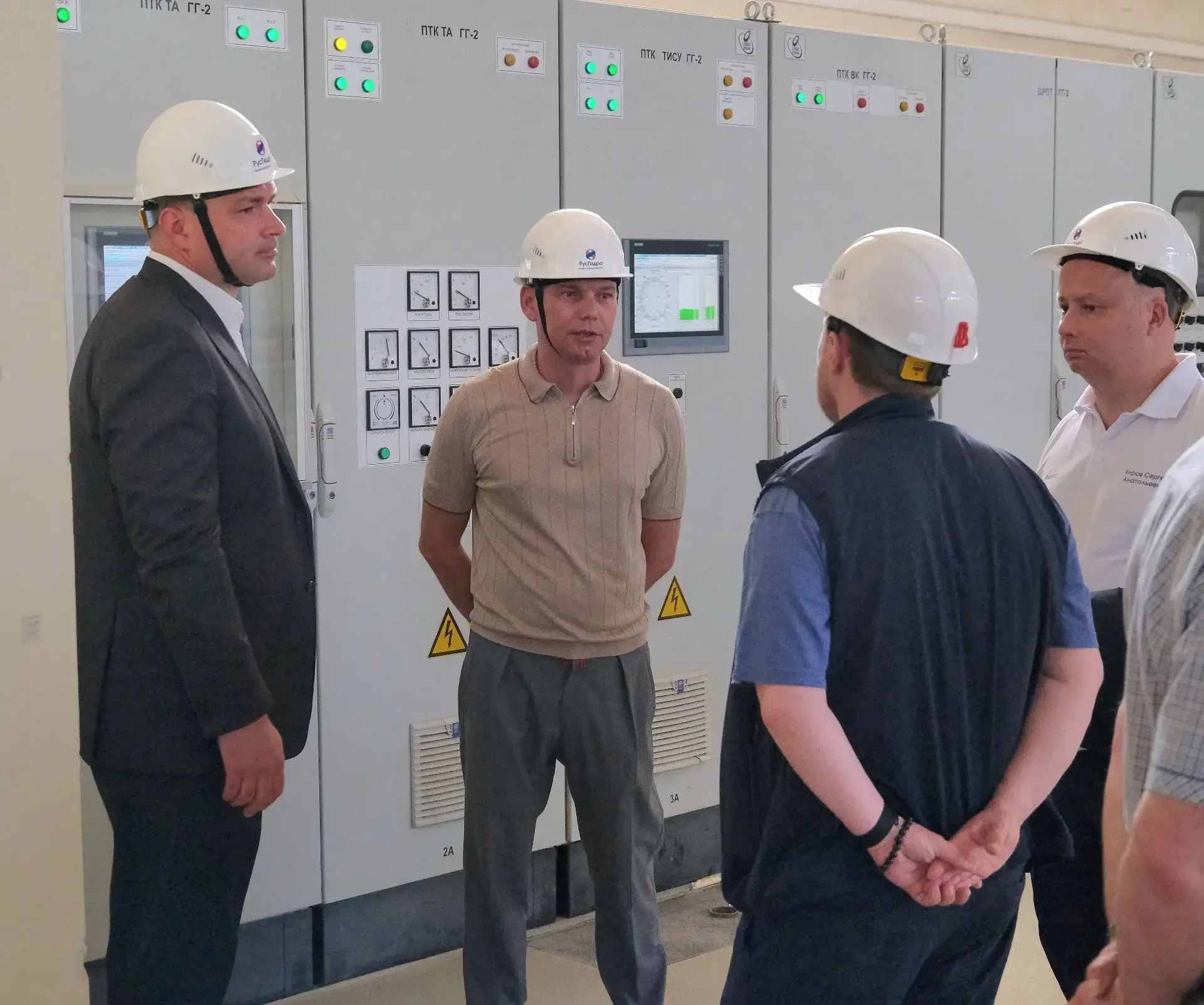 Нижегородскую ГЭС с рабочим визитом посетили руководители РусГидро во главе с Председателем Правлени