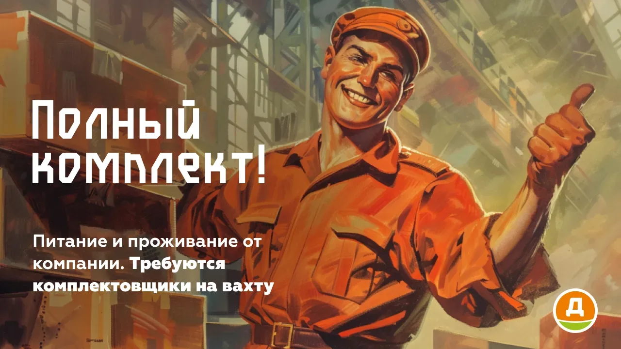 ❗️ Прямо сейчас: Дикси ищет комплектовщиков на вахту. Питание и проживание от компании.  📍 МО, Дмитр